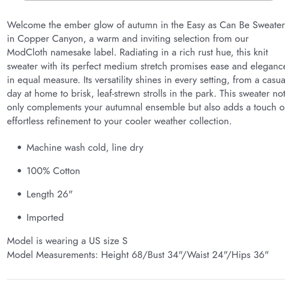 Mod Cloth Fox Sweater - Picture 7 of 7